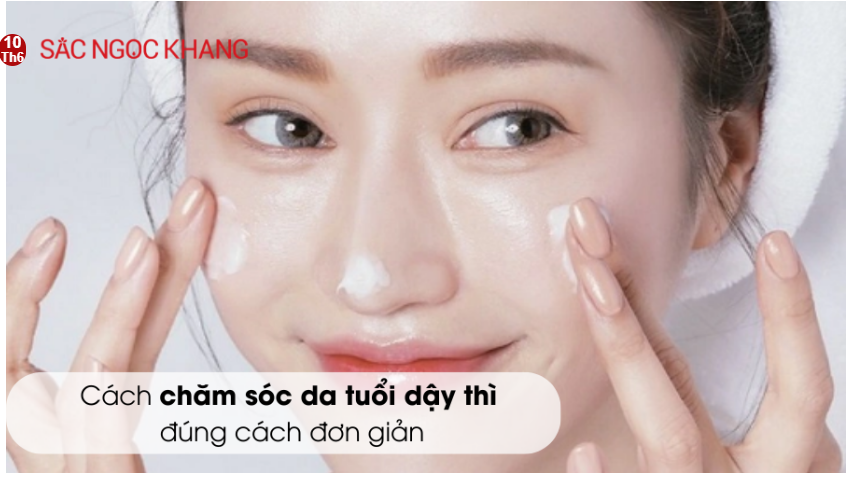 Cách chăm sóc da tuổi dậy thì đúng cách đơn giản