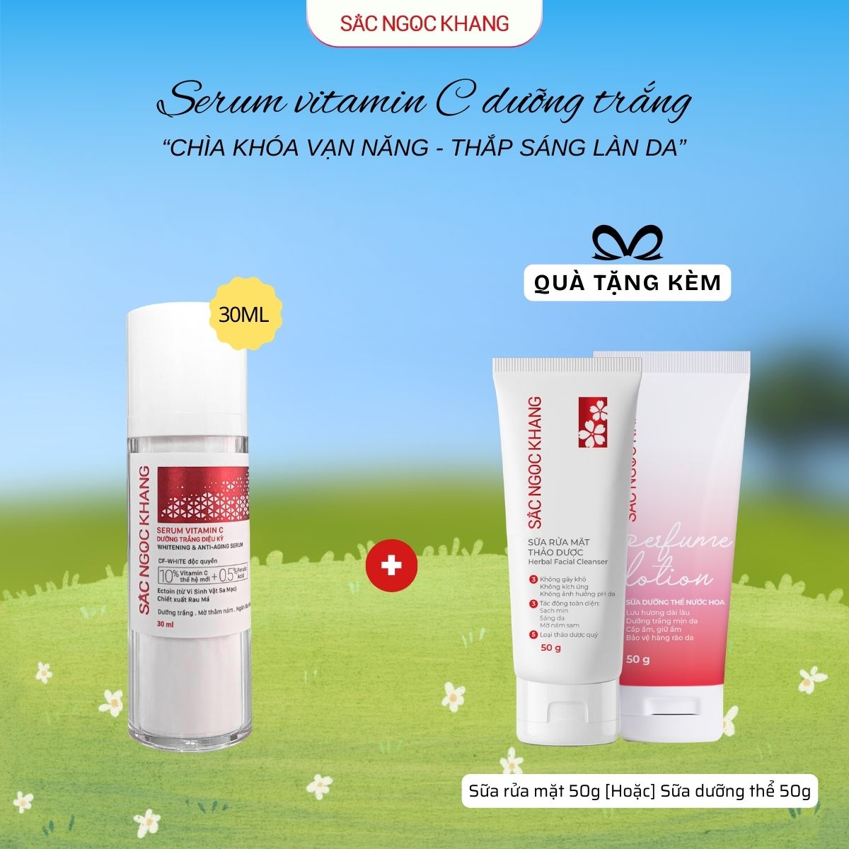 Serum Vitamin C thế hệ mới Sắc Ngọc Khang [30ml]