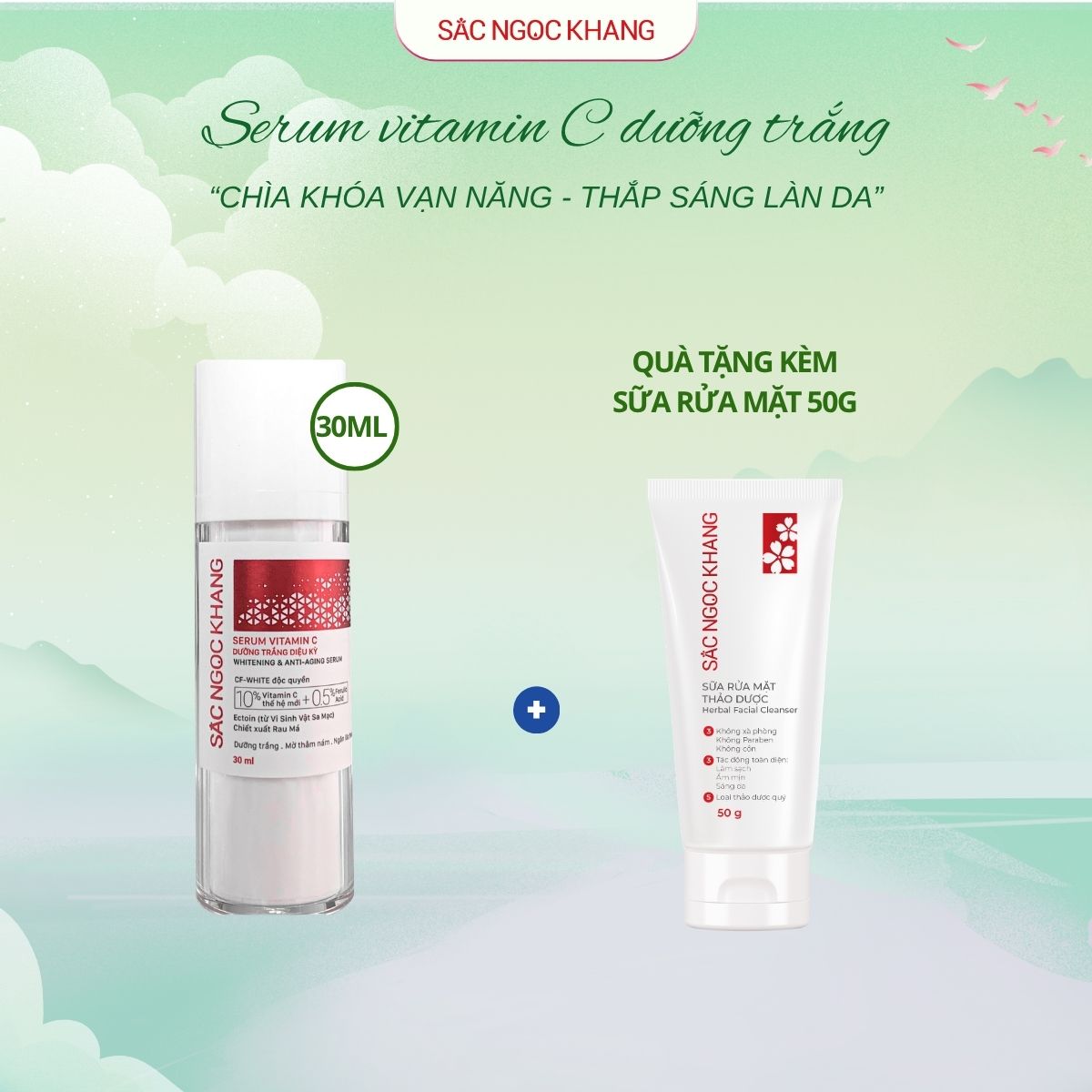 Serum Vitamin C thế hệ mới Sắc Ngọc Khang [30ml]